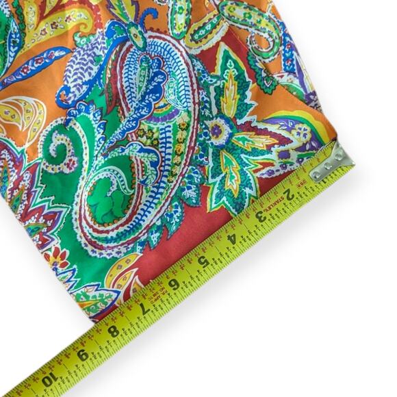 Ralph Lauren Collection Silk Multicolor Oblong Scarf NEW 64" by 8" - Picture 6 of 6